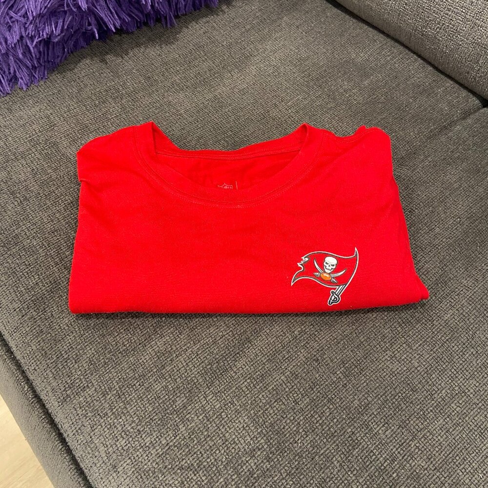 Red Tampa Bay Bucs Longsleeve DriFit